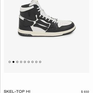 Skel-Top Hi Amiri Shoes